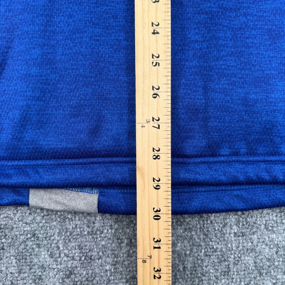 Adidas Baseball Sweatshirt Mens Medium Blue FC 2.0 FLC Long‎ Sleeve Pullover NEW